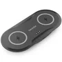 Aisens Cargador Inalámbrico 2 en 1 15W USB-C Negro ASCH-15W2WC060-BK